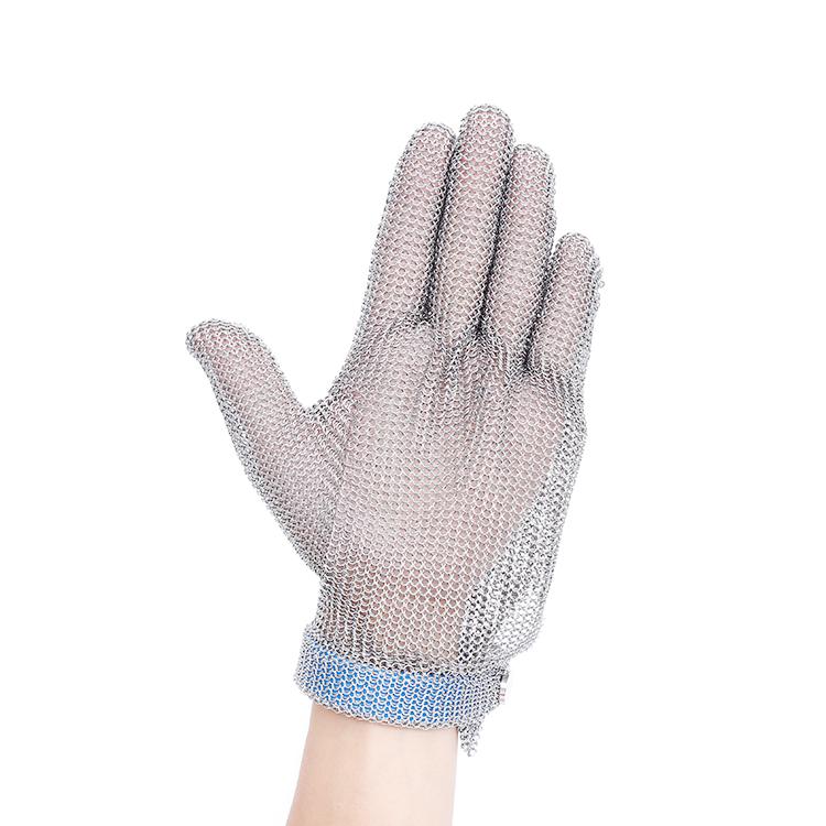 316L Metal Mesh Stainless Steel Ring Mesh Butcher Five Finger Chainmail Gloves Offered Directly From Manufacturer