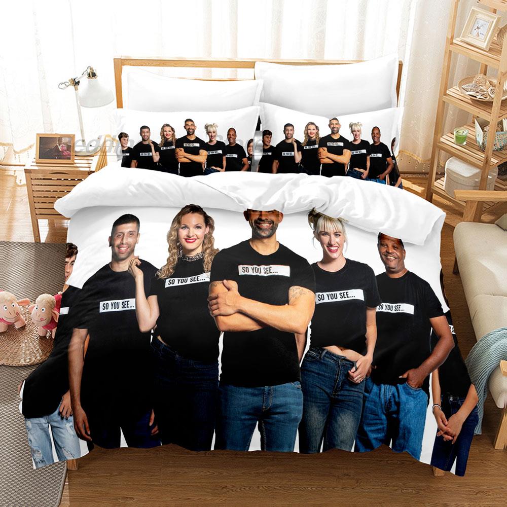 So You See Bedding Set Single Twin Full Queen King Size Bed Set Aldult Kid Bedroom Duvetcover Sets 3D Print 2022 Fashion Cool