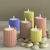 Цилиндрическая гипсовая форма для подсвечника Форма для ароматерапии из гипса и силикона Форма для бетона