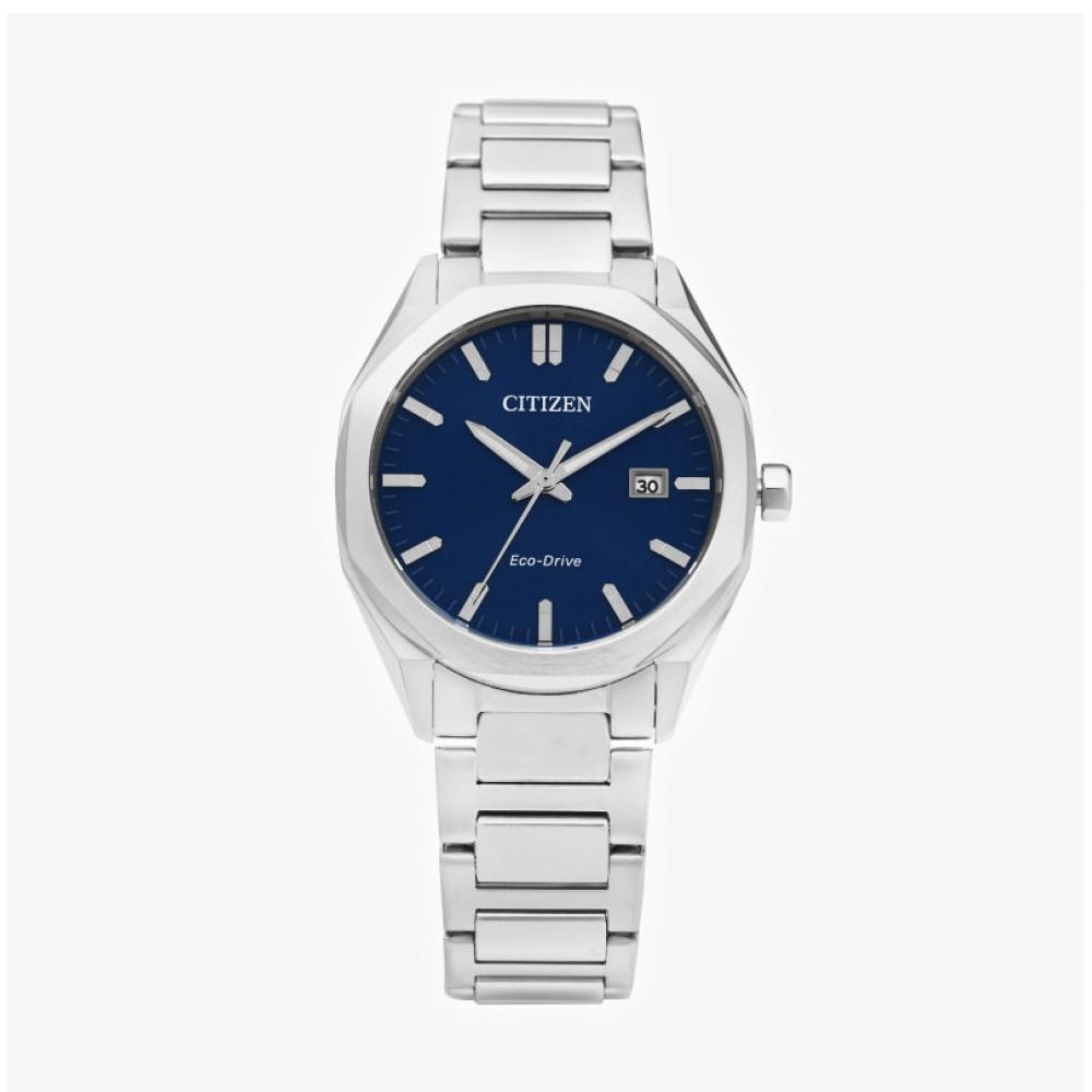 Citizen Мужские металлические часы Bm7620 83l восьмиугольной формы