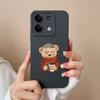 Чехол для телефона Xiaomi Redmi Note 13 Pro, мишка, жидкий силикон, полная защита, противоударная крышка для Redmi Note13 13Pro 4G 5G Capa