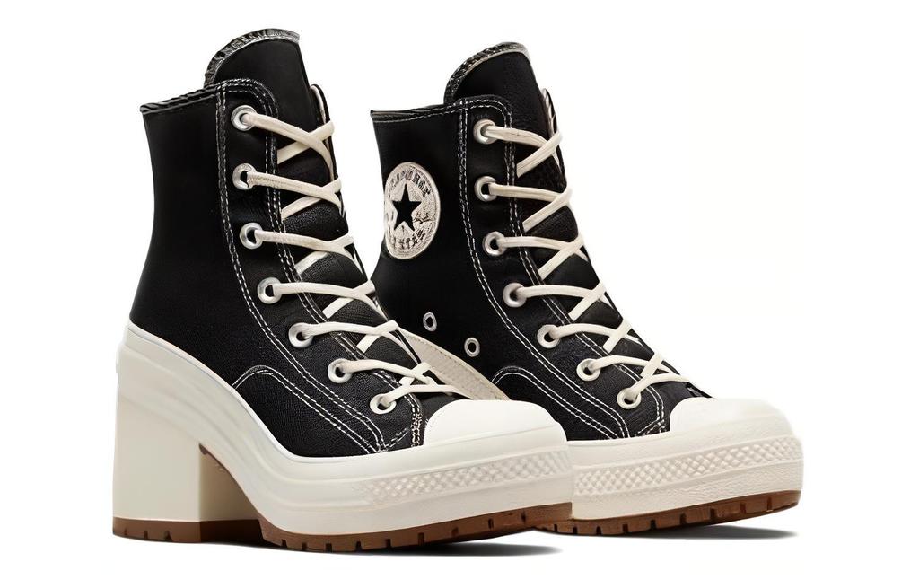 Кеды Converse Chuck 70 De Luxe на платформе Высокие 'Черный Эгрет' A05347C