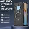 KEYSION Полый корпус с охлаждением для HONOR X9b 5G, Магнитный, Охлаждающий, Ударопрочный задний чехол для телефона для Honor Magic 6 Lite 5G