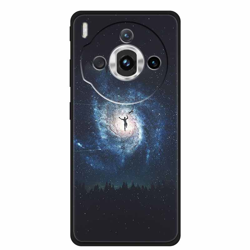 Для ZTE nubia Z60S Pro 6.78" Чехол ТПУ Мягкий Черный Силикон Расписной Милый Кот Звездный Чехол для Nubia Z60S Pro Роскошные Животные Funda