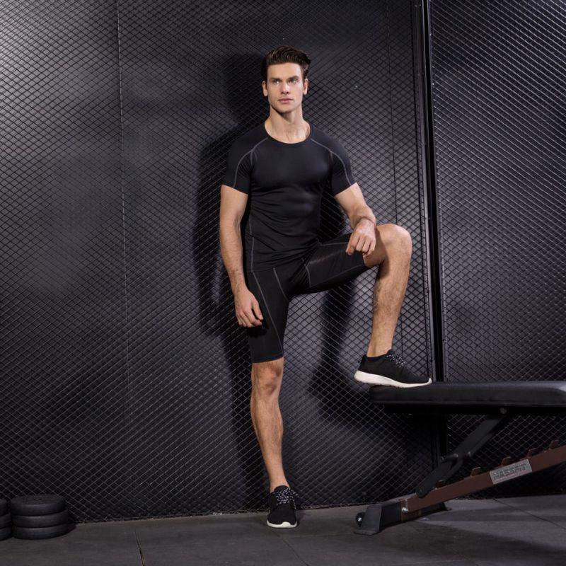 Men's Fitness Half Length Pants Quick Drying Breathable Sports Shorts