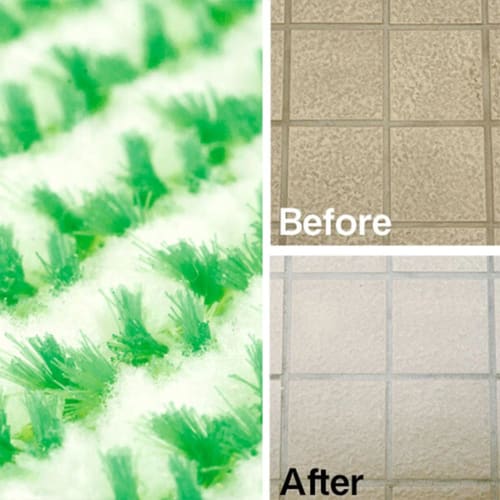 Azuma Industrial Entryway Tile Brush Sponge with Extendable Handle, Perfect for Cleaning Entryways and Balconies, AZ294