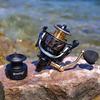 Spinning Reels 14BB Metal Spool Super Smooth High Speed Fishing Reel Bass Fishing Tackle Reels