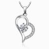 Вэйхуа, В Сердце Любовь, Ювелирное Ожерелье, Посеребренная Популярная Бижутерия, Подвеска Ювелирное Изделие.