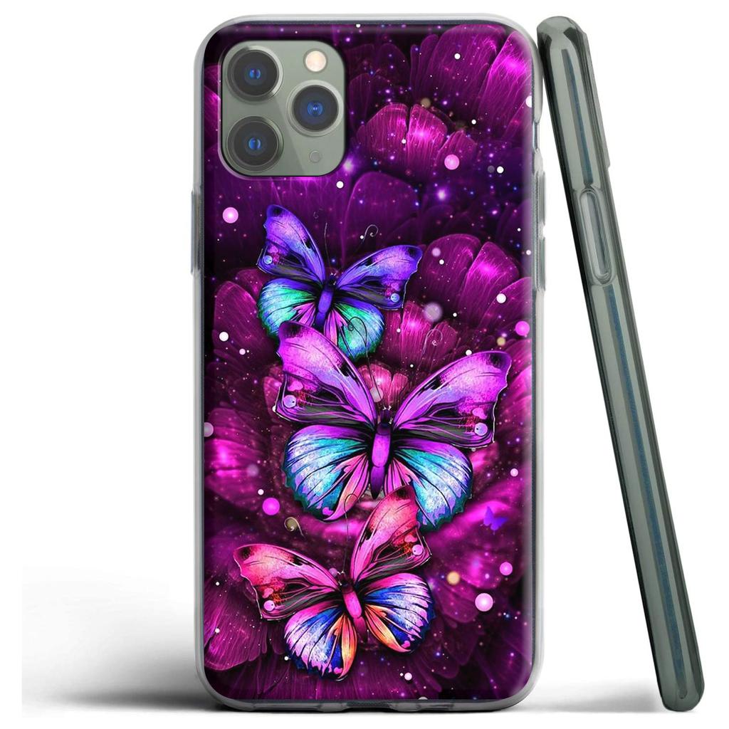 Силиконовый чехол с фантастической эстетикой бабочки для Apple iPhone 12 Mini 11 Pro SE XS X XR Max 8 7 6S 6 Plus 5S