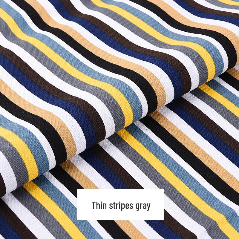 Холщовая хлопковая ткань с цветочным рисунком для дивана, скатерти, полосатых штор, подушек и остатков на распродаже