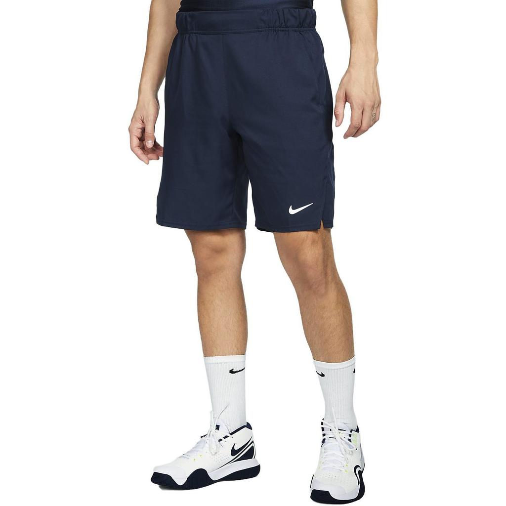 Nike Мужские теннисные шорты Цвет: Обсидиан Средняя посадка CV2544-451