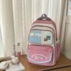 Рюкзак школьный большой вместимости, легкий, с цветным контрастом, для девочек, детский рюкзак