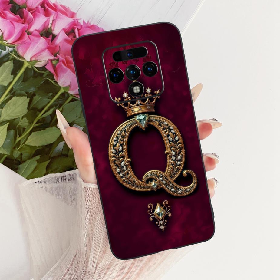 Чехол для Tecno Camon 16 Premier CE9 CD6j Роскошный чехол с буквами-коронами Мягкий ТПУ чехол для телефона Tecno Camon 16 Pro Camon16 CE7