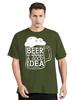 2024 Fashion Beer DAY Graphic Y2k Tshirt Men's Clothing Oversized T-shirt New Summer Casual Fashion Tshirt Cotton O-neck Tops