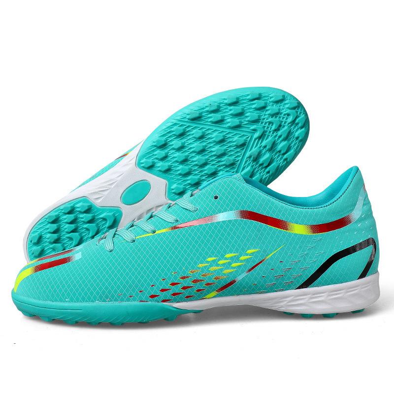 Training Non-slip Breathable Low-top Football Shoes Spike Sneakers Shock Absorption Spot Adult Large Size Sneakers Fashion Men and Women