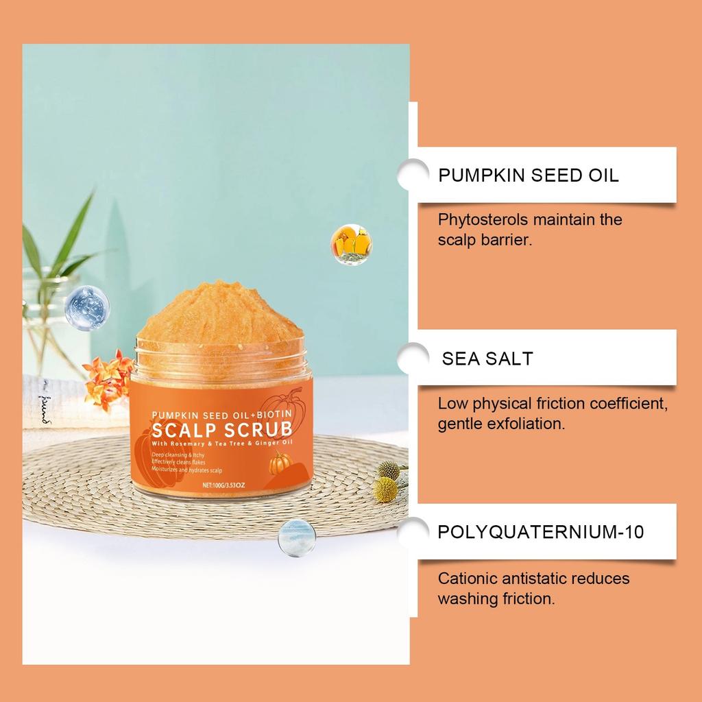 Scalp Scrub , Seed Oil Scalp Exfoliation , Scalp Itching , Remove Dandruff And Promote Hair Growth