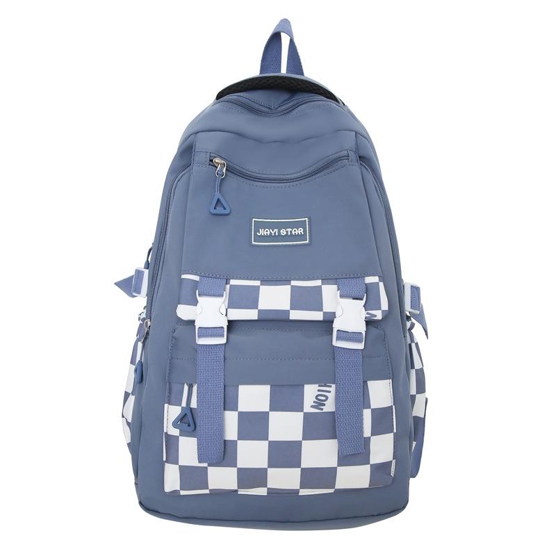Школьная сумка в шахматном порядке, студенческий рюкзак, женский рюкзак для младших классов средней школы