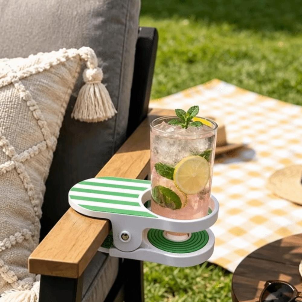 Multifunctional Drink Cup Holder Stable Portable Cup Holder Clip Clamp Holder  Office Table