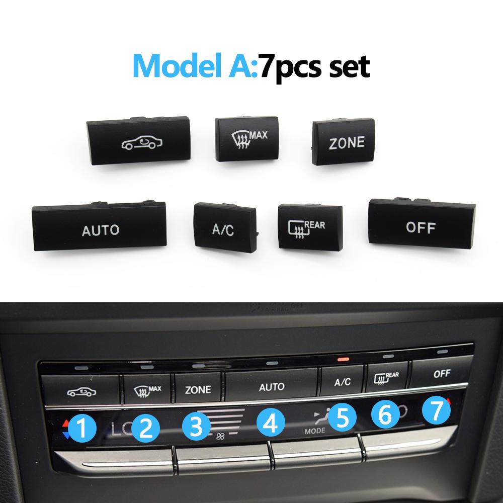 7 шт./8 шт. комплект центральной консоли, кнопка переменного тока, обогреватель, крышка переключателя кондиционера, колпачки климат-контроля для BENZ E Class W212