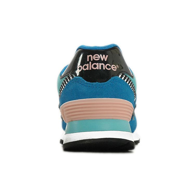 New Balance Nb 574 Палм-Спрингс Круглый носок Удобные Прочные Низкие Кроссовки для бега Женские кроссовки Синие WL574BFL