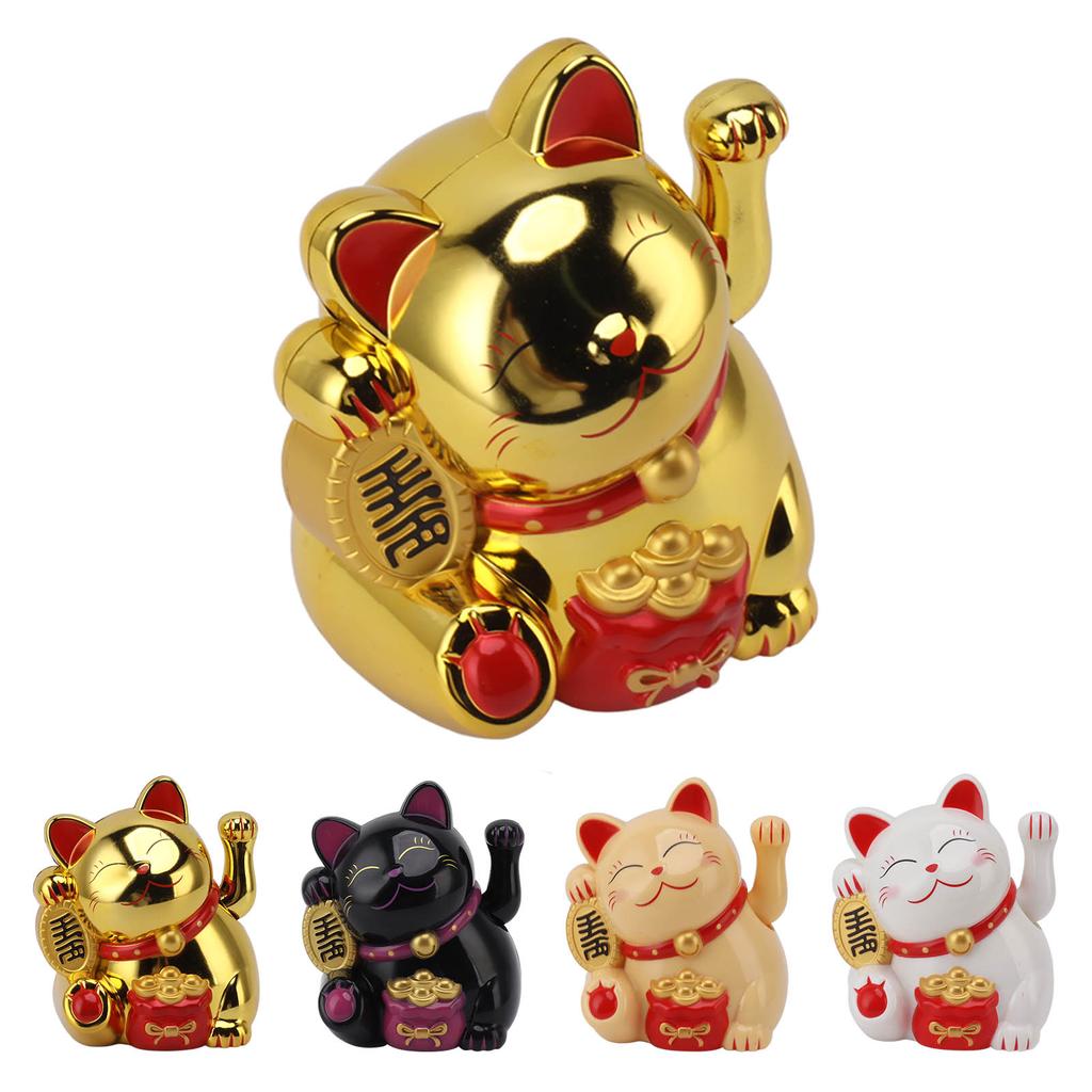 0,5 дюйма электрическая размахивающая рука Fortune Cat декоративные милые пластиковые украшения для кошек для кассового стола