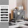 Miling Integrated Carbon Steel Knife & Chopstick Holder