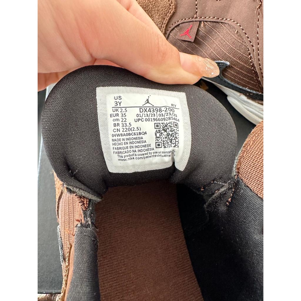 Кроссовки Air Jordan Stadium 90 PS Cacao Wow Детские Коричневые Черные Университетский-Красный DX4398-200