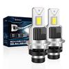 To Convert from HID To Briteye D4S LED Explosive 6500K Vehicle Inspection LED Light for D4s No Wiring Genuine Fan Genuine 2 Pieces [Easy LED]