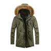 Men's New Hooded Cotton Fur Collar Jacket
