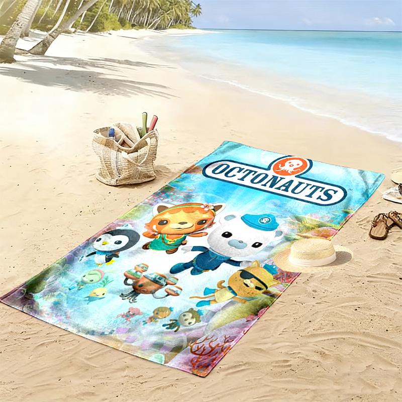 Octonauts 2D Flat Print Beach Towel, Large Soft Quick Dry Towel for Beach Camping SwimmingSSTJ0917312