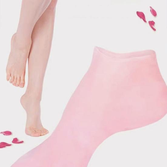 Увлажняющие перчатки, комплект носков, сухая потрескавшаяся кожа, лечение мозолей, силиконовые гелевые спа-перчатки для смягчения рук и ног