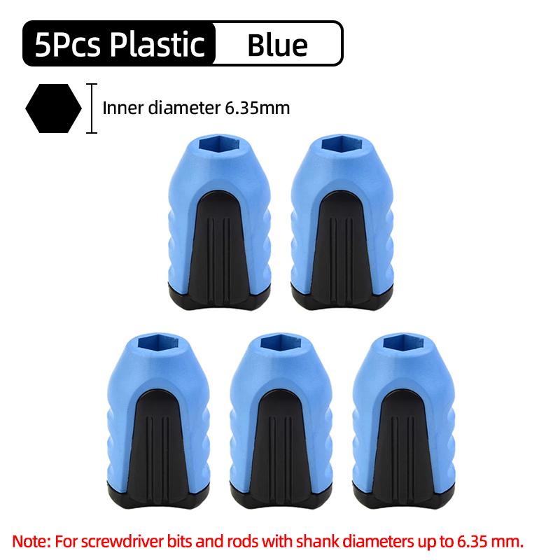 Магнитный держатель бит Магнитное кольцо Сильный намагничиватель Демагнетизатор 6,35 мм Держатель бит для крестовой отвертки Phillips Ручные инструменты