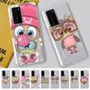 Cute Owl Phone Case for Samsung A51 A52 A71 A12 for Redmi 7 9 9A for Huawei Honor8X 10i Clear Case