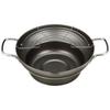 Wahei Freiz Ecolare Tempura Pan, 24cm, Two-Handed, Tiered, Iron, Silicone-Coated, Made In Japan, ER-7795