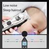 Тихий набор для стрижки волос младенцев - Безопасная машинка, Бесшумная для новорожденных, Скругленные лезвия, Перезаряжаемая, Безболезненная и без страха стрижка дома для детей