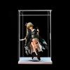 Acrylic Display Case with Door Collectibles Assemble Showcase Display Action Figures Toys Storage Organizing Desktop Storage Home Storage