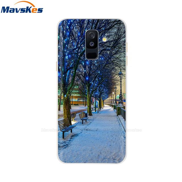 Силиконовый чехол для Samsung Galaxy A6, чехол для двух SIM-карт, Sm A600 A600f, чехол для Samsung A6 Plus A605 A605f, чехол