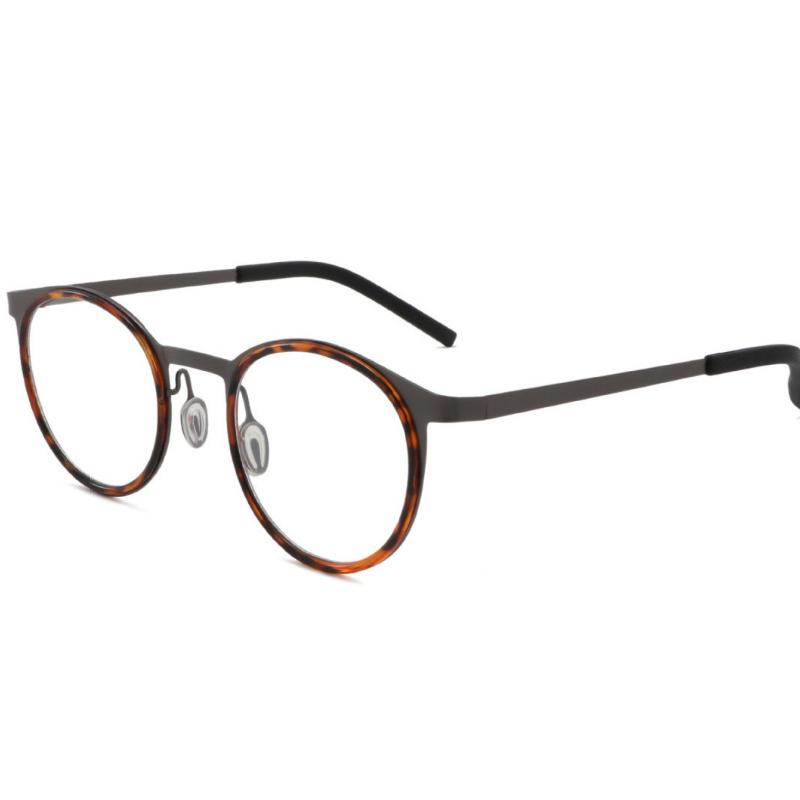 Роскошные дизайнерские металлические очки для чтения в круглой оправе для мужчин и женщин, деловые, высокой четкости, блокирующие синий свет, для дальнозоркости