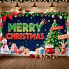 Christmas Banner Winter Themed Christmas Decoration Banner Christmas Event Banner Snowman Motif For School Event Holiday Indoor
