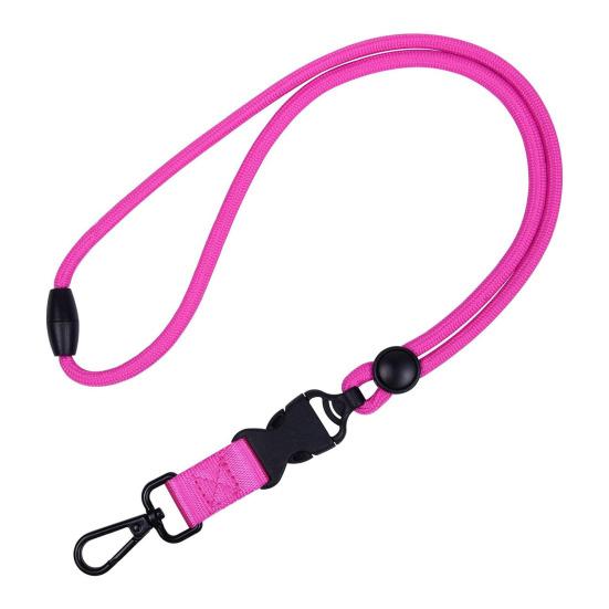 Heavy-Duty Key Lanyard with Detachable Buckle Quick Release Adjustable ID Badge Breakaway Neck Lanyard