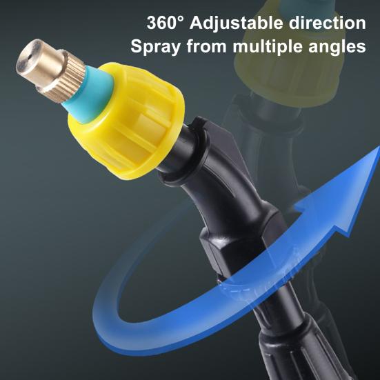 5L/8L Garden Electric Sprayer Backpack Sprayer with Shoulder Strap Telescopic Wand 2 Nozzles Battery Powered Sprayer for Lawn Yard Maintenance