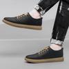 2025 New Brand Genuine Leather Mens Walking Sneakers Comfy Designer High End Lace Up Oxford Shoes Tenis Masculino Flats
