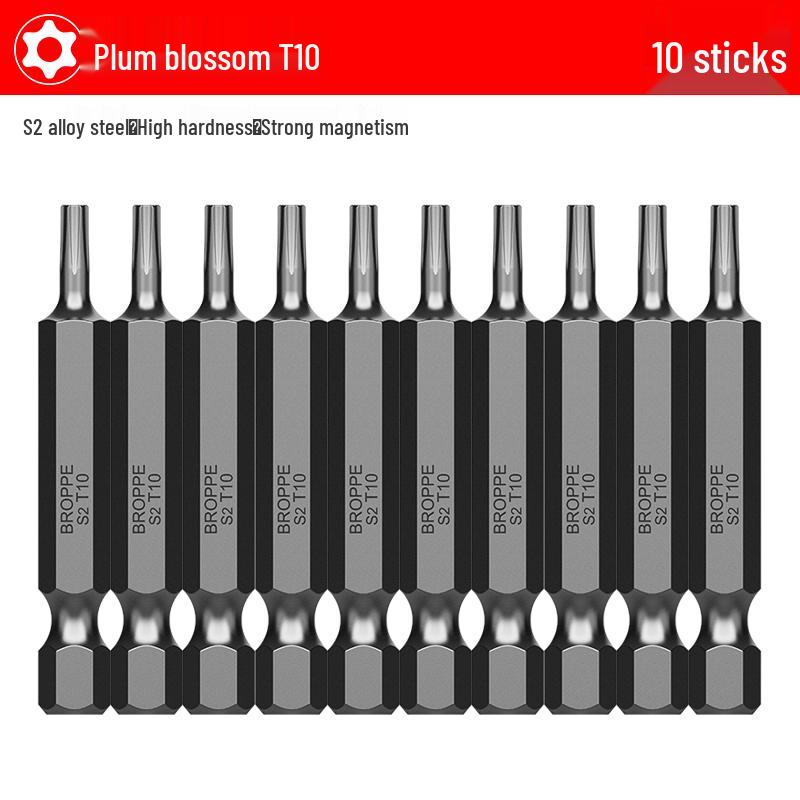 S2 Steel Magnetic Phillips & Slotted Screwdriver Bits Set for Electric Hand Drills and Pneumatic Tools