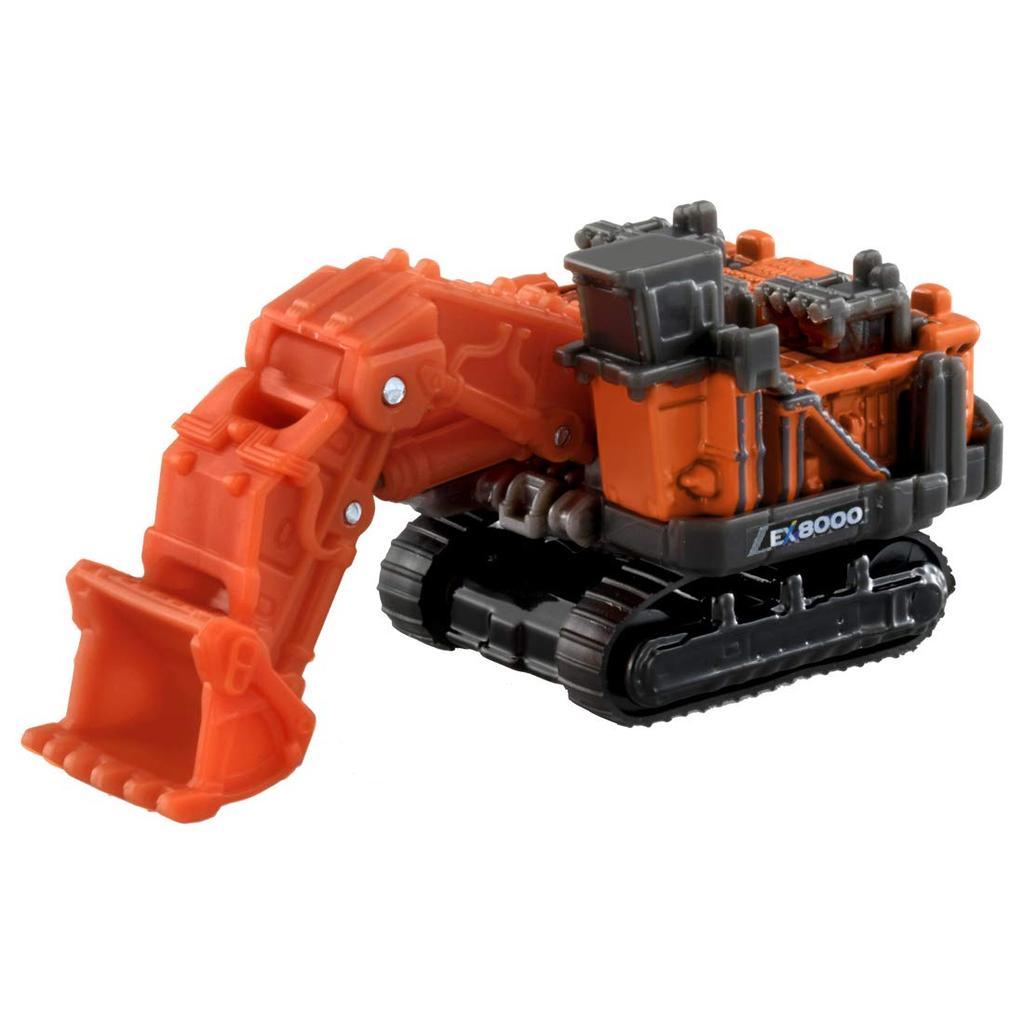 Takara Tomy Tomica 25 Hitachi Construction Machinery Loading Shovel Miniature Car Toy for Ages 3 and Up No. EX8000-7 (Blister Packaging)