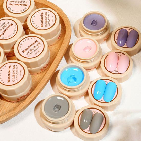 Лак для ногтей 5 мл, пигментированный, отличная насыщенность, твердый кремовый гель для дизайна ногтей, лак для рисования