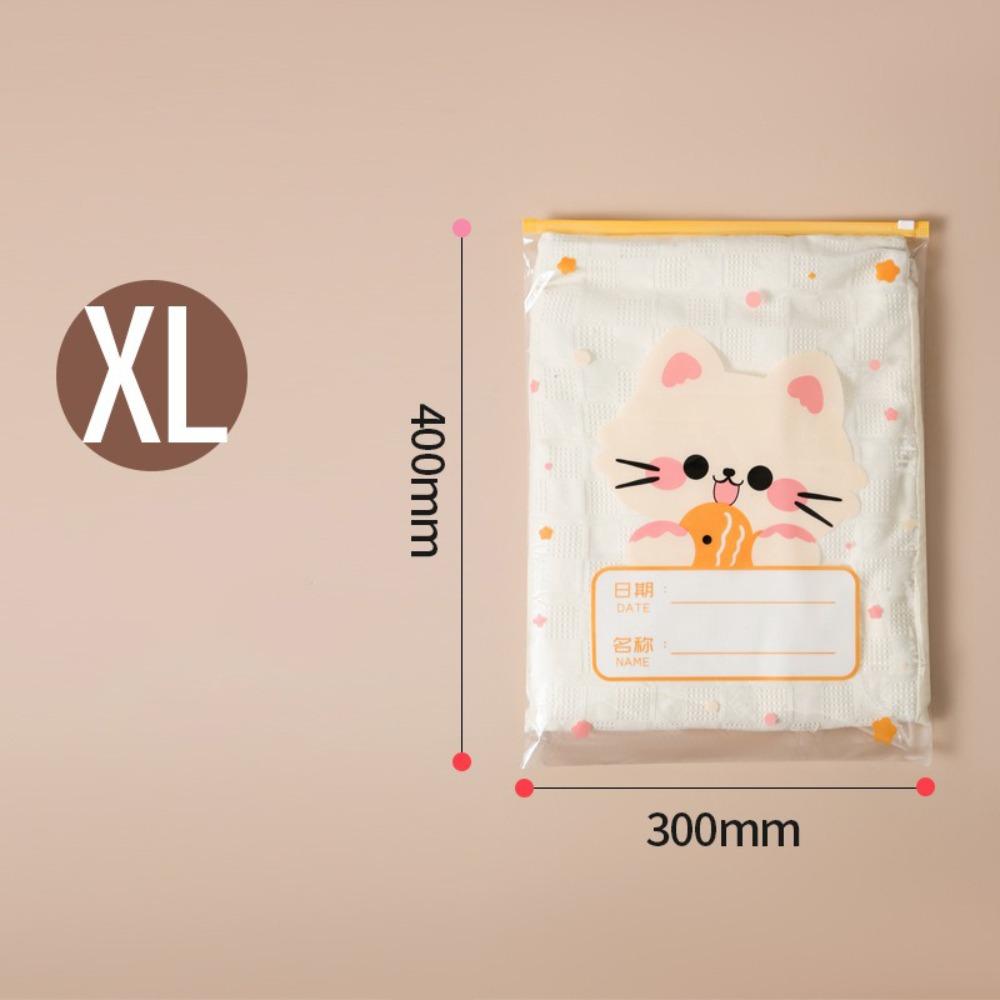 10 шт. Мультяшный многоразмерный классифицированный мешок для хранения, Портативный дорожный герметичный мешок, Мешочек для детской одежды/подгузников, Многофункциональная сумка-органайзер