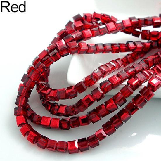 Бусины DIY Cube Loose Spacer 4 мм Ювелирная фурнитура 100 шт.
