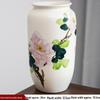Hand-painted Peony Ceramic Vase for Hydroponic Flower Arrangement
