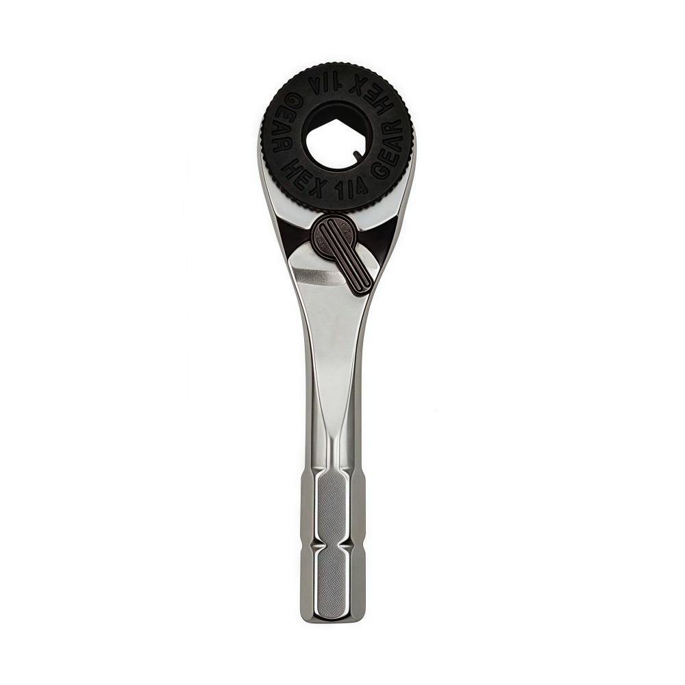 Новый мини-ключ с трещоткой 1/4" 6,35 мм, шестигранный, регулируемый, Toughbuilt, двусторонний отвертка, ручные инструменты