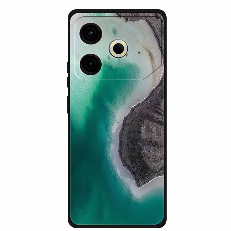 Чехол для телефона Tecno Pova6 Neo, задняя крышка из ТПУ для Pova 6 Neo, цвет мрамора, мягкий чехол, защитный Funda, роскошный силиконовый корпус